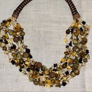 Vintage Statement Beaded/Layered Necklace